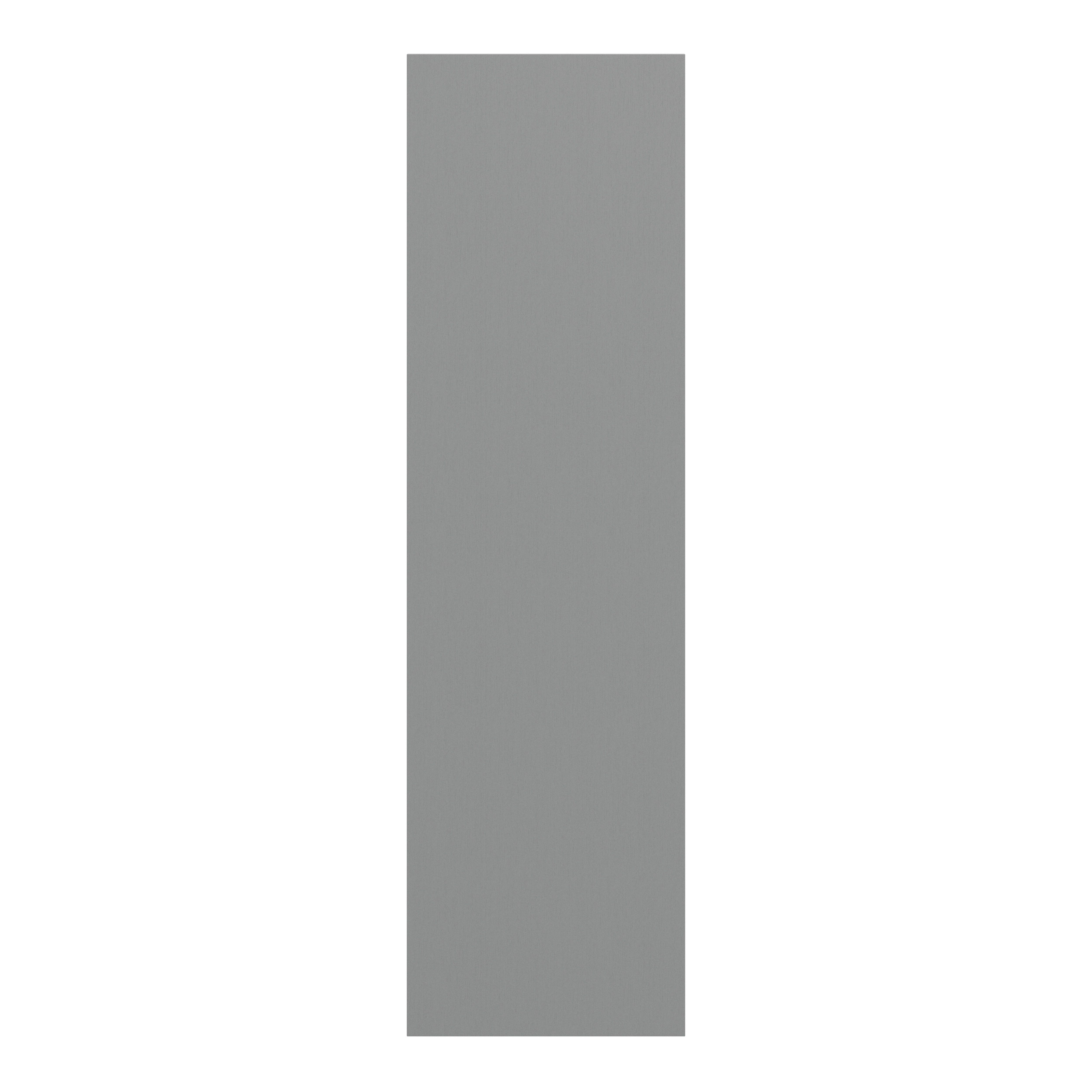 GoodHome Alpinia Matt slate grey wood effect Standard Appliance & larder Appliance End panel (H)2010mm (W)570mm, Pair
