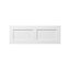 GoodHome Alpinia Matt white Drawer front, bridging door & bi fold door, (W)1000mm (H)356mm (T)18mm