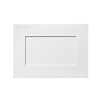 GoodHome Alpinia Matt white Drawer front, bridging door & bi fold door, (W)500mm (H)356mm (T)18mm