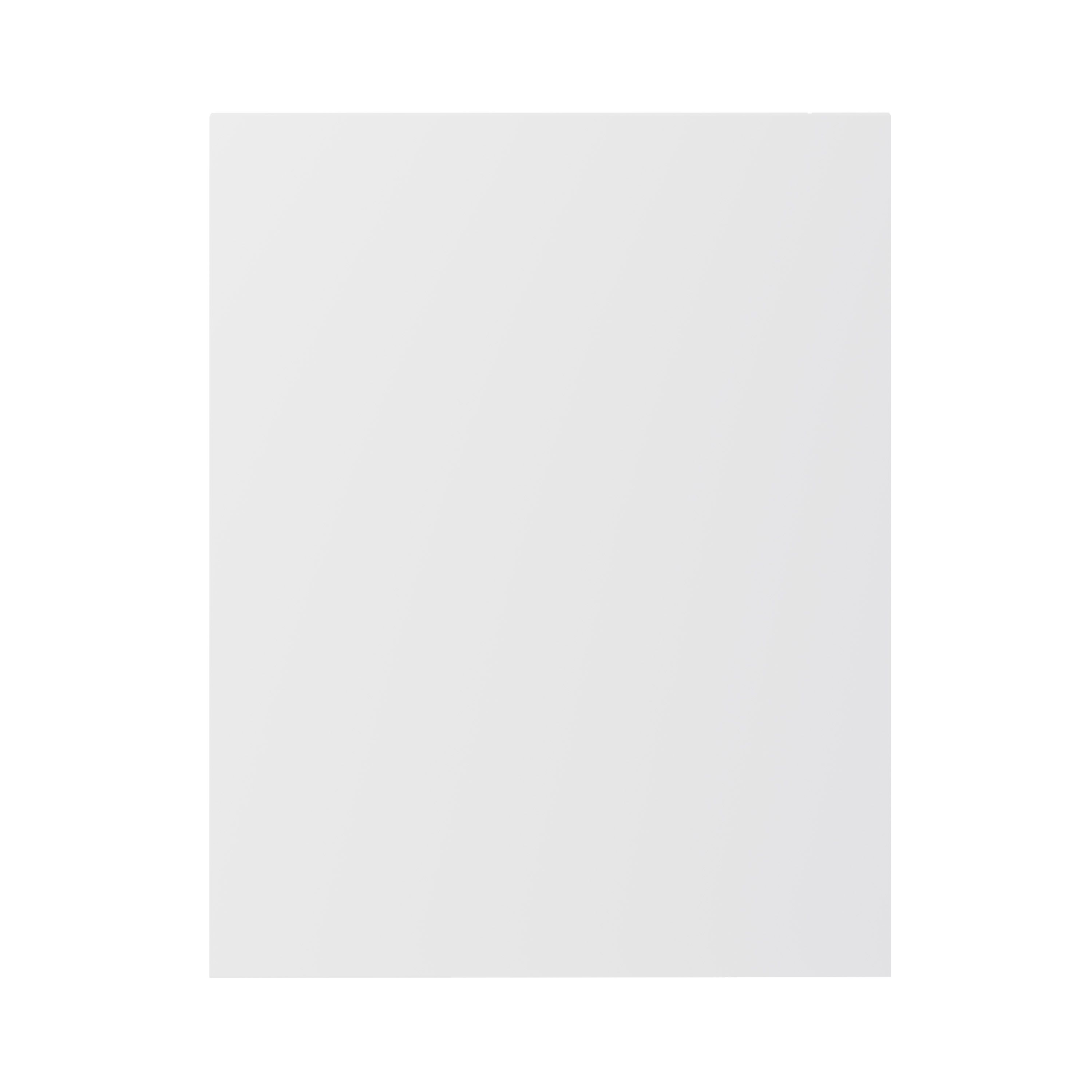 GoodHome Alpinia Matt white Tongue & groove shaker RH Standard End panel (H)720mm (W)570mm