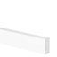GoodHome Alpinia Matt white tongue & groove shaker Standard Appliance Filler panel (H)58mm (W)597mm