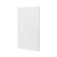 GoodHome Alpinia Matt white tongue & groove shaker Standard Base Clad on base panel (H)900mm (W)610mm