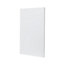 GoodHome Alpinia Matt white tongue & groove shaker Standard Base End support panel (H)870mm (W)590mm