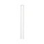GoodHome Alpinia Matt white tongue & groove shaker Standard Corner post, (W)59mm (H)715mm