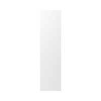 GoodHome Alpinia Matt white tongue & groove shaker Tall Appliance & larder End panel (H)2190mm (W)570mm, Pair