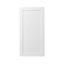 GoodHome Alpinia Matt white tongue & groove shaker Tall larder Cabinet door (W)600mm (H)1181mm (T)18mm