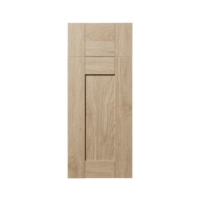 GoodHome Alpinia Oak effect Door & drawer, (W)300mm (H)715mm (T)18mm