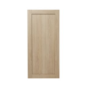 GoodHome Alpinia Oak effect shaker 70:30 Larder Cabinet door (W)600mm (H)1287mm (T)18mm