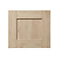 GoodHome Alpinia Oak effect shaker Drawer front, bridging door & bi fold door, (W)400mm (H)356mm (T)18mm