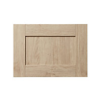 GoodHome Alpinia Oak effect shaker Drawer front, bridging door & bi fold door, (W)500mm (H)356mm (T)18mm