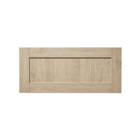 GoodHome Alpinia Oak effect shaker Drawer front, bridging door & bi fold door, (W)800mm