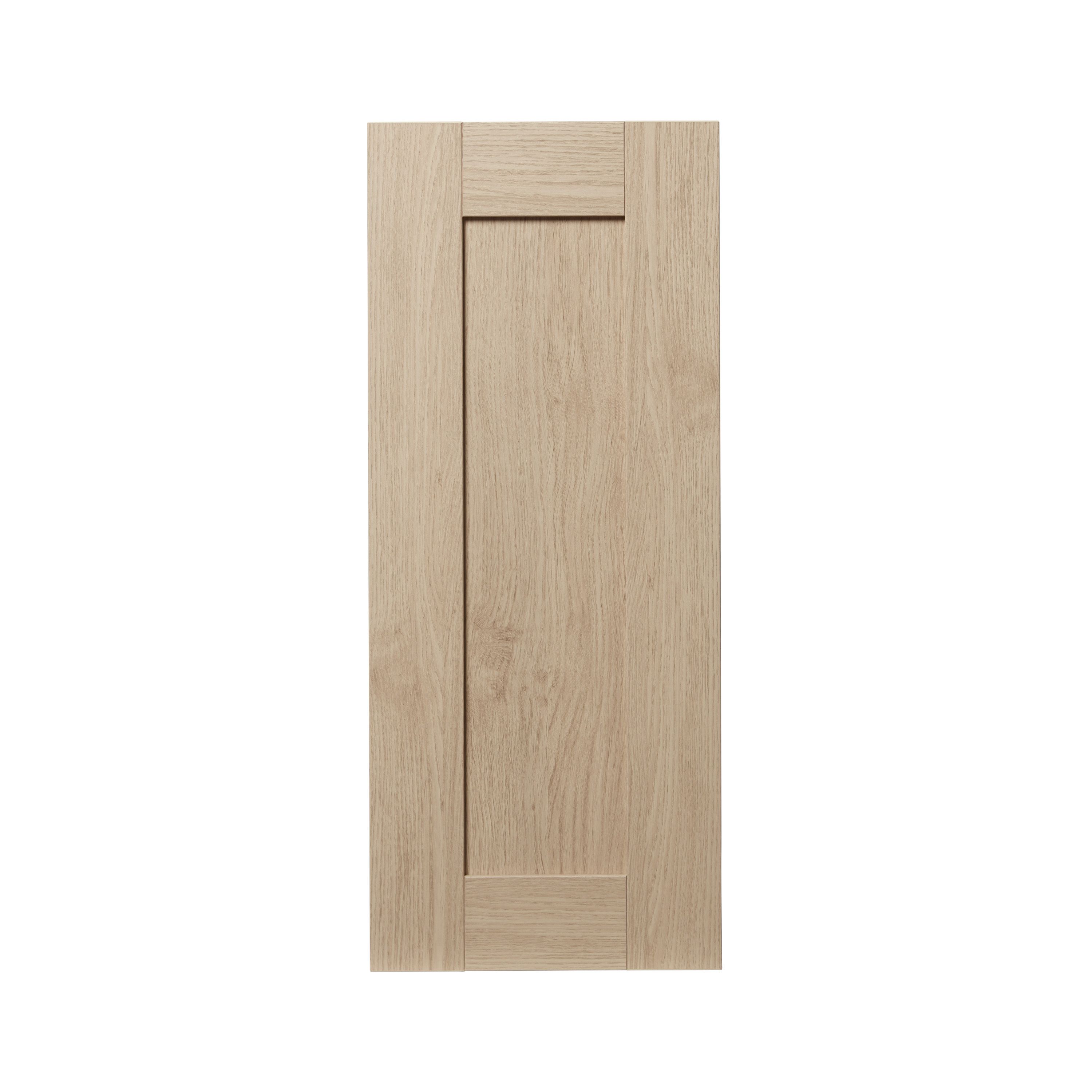 GoodHome Alpinia Oak effect shaker Highline Cabinet door (W)300mm (H)715mm (T)18mm