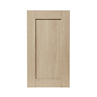 GoodHome Alpinia Oak effect shaker Highline Cabinet door (W)450mm (H)715mm (T)18mm