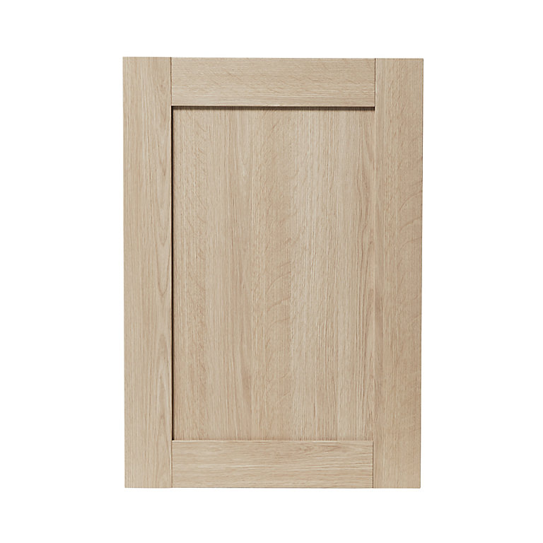 Kitchen Unit Cabinet Door and Drawer Fronts Light Oak Effect Shaker Panels 
