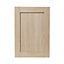 GoodHome Alpinia Oak effect shaker Highline Cabinet door (W)500mm (H)715mm (T)18mm