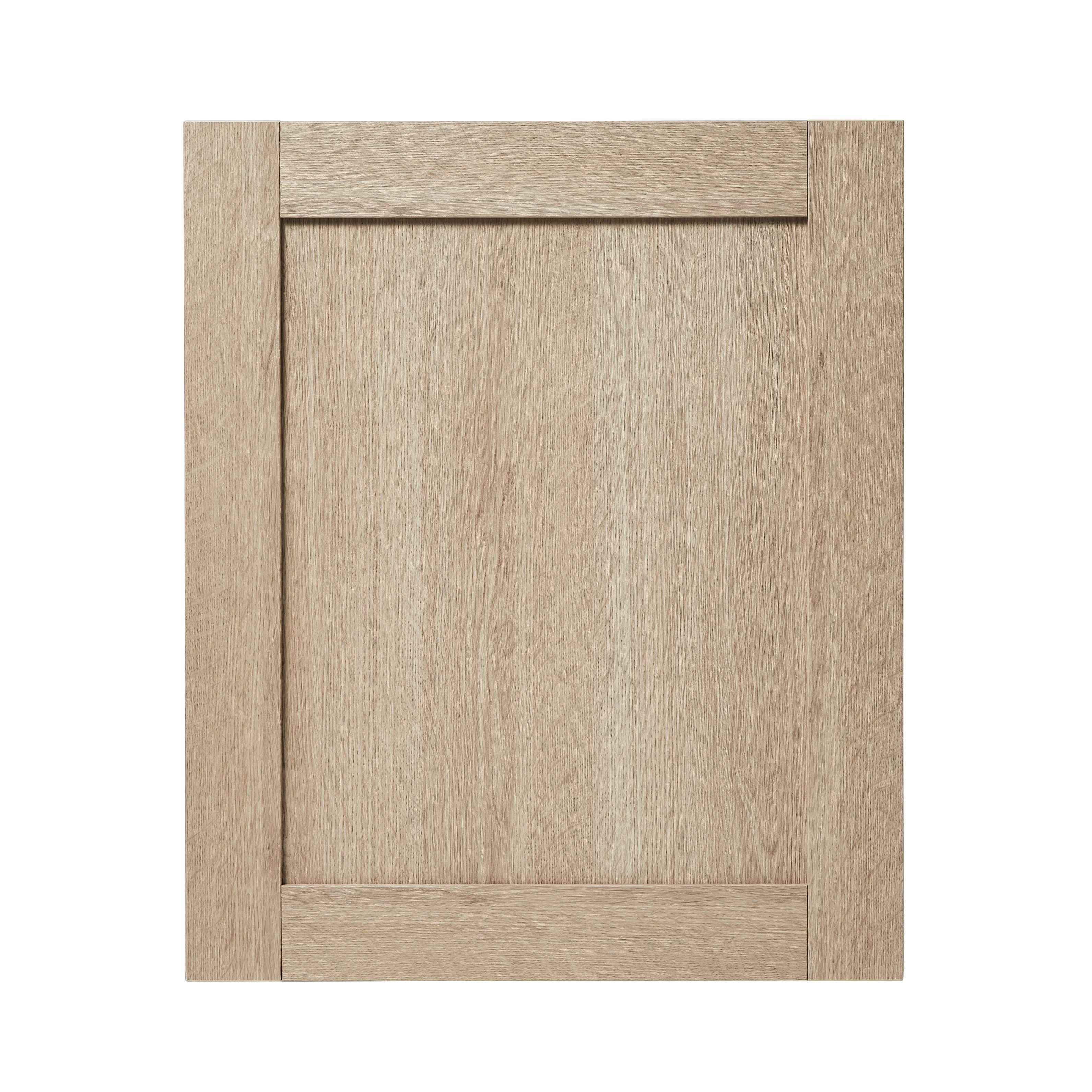 GoodHome Alpinia Oak effect shaker Highline Cabinet door (W)600mm (H ...