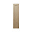 GoodHome Alpinia Oak effect shaker Larder Cabinet door (W)300mm (T)18mm