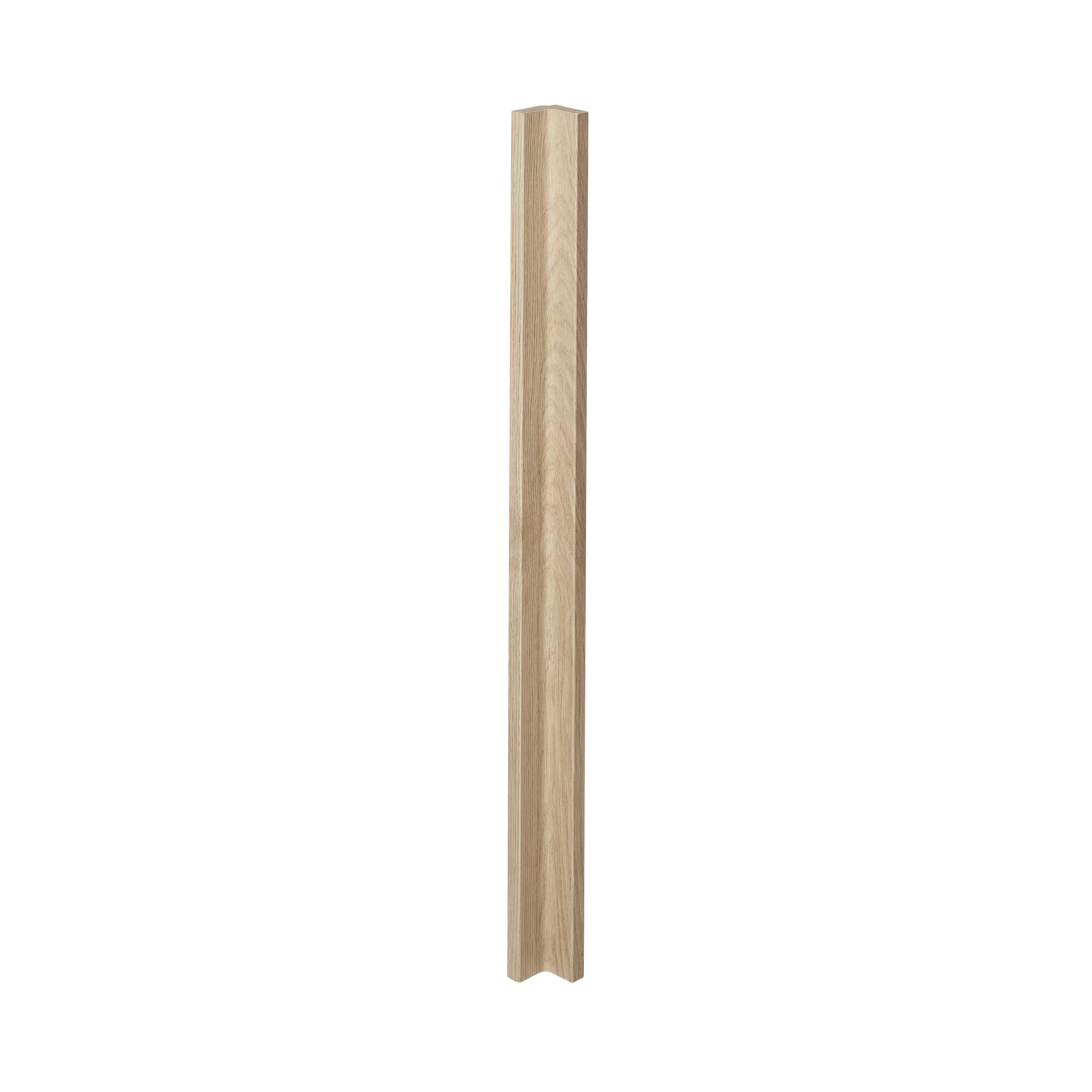 GoodHome Alpinia Oak effect shaker Matt oak light oak effect Tall Wall corner post, (W)59mm