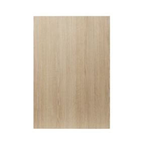 GoodHome Alpinia Oak effect shaker Standard Base End support panel (H)870mm (W)590mm