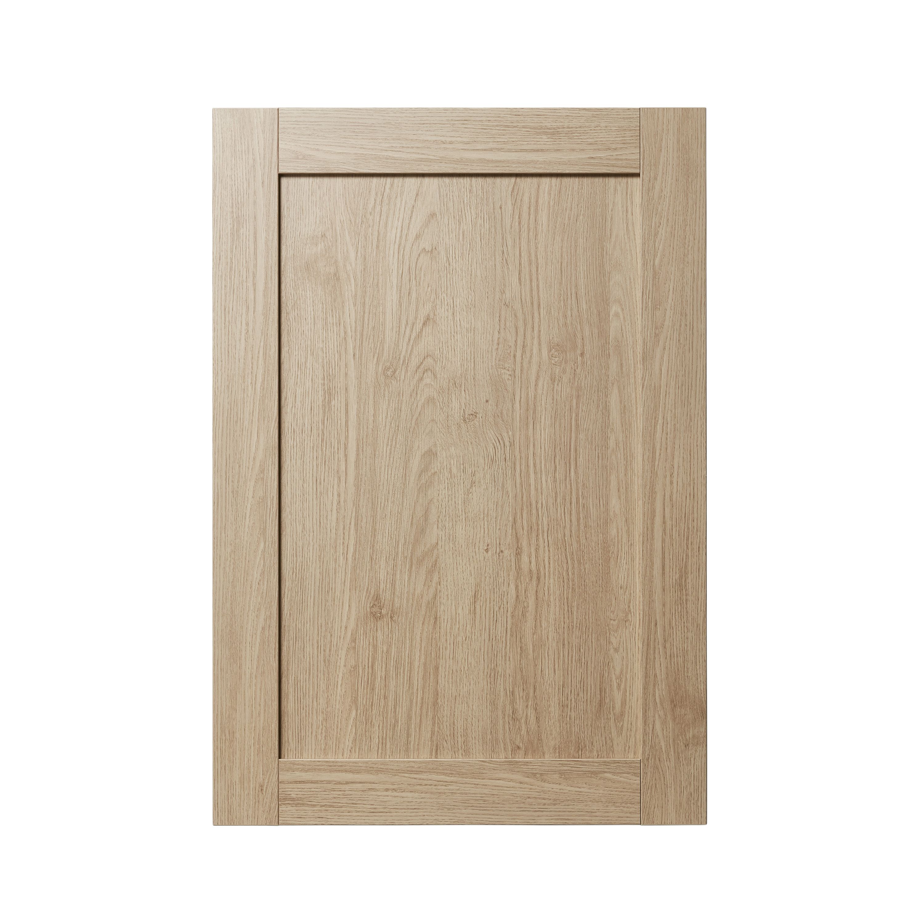 GoodHome Alpinia Oak effect shaker Tall appliance Cabinet door (W)600mm (H)867mm (T)18mm