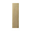 GoodHome Alpinia Oak effect shaker Tall Appliance & larder End panel (H)2190mm (W)570mm, Set