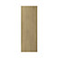 GoodHome Alpinia Oak effect shaker Tall Wall End panel (H)900mm (W)320mm