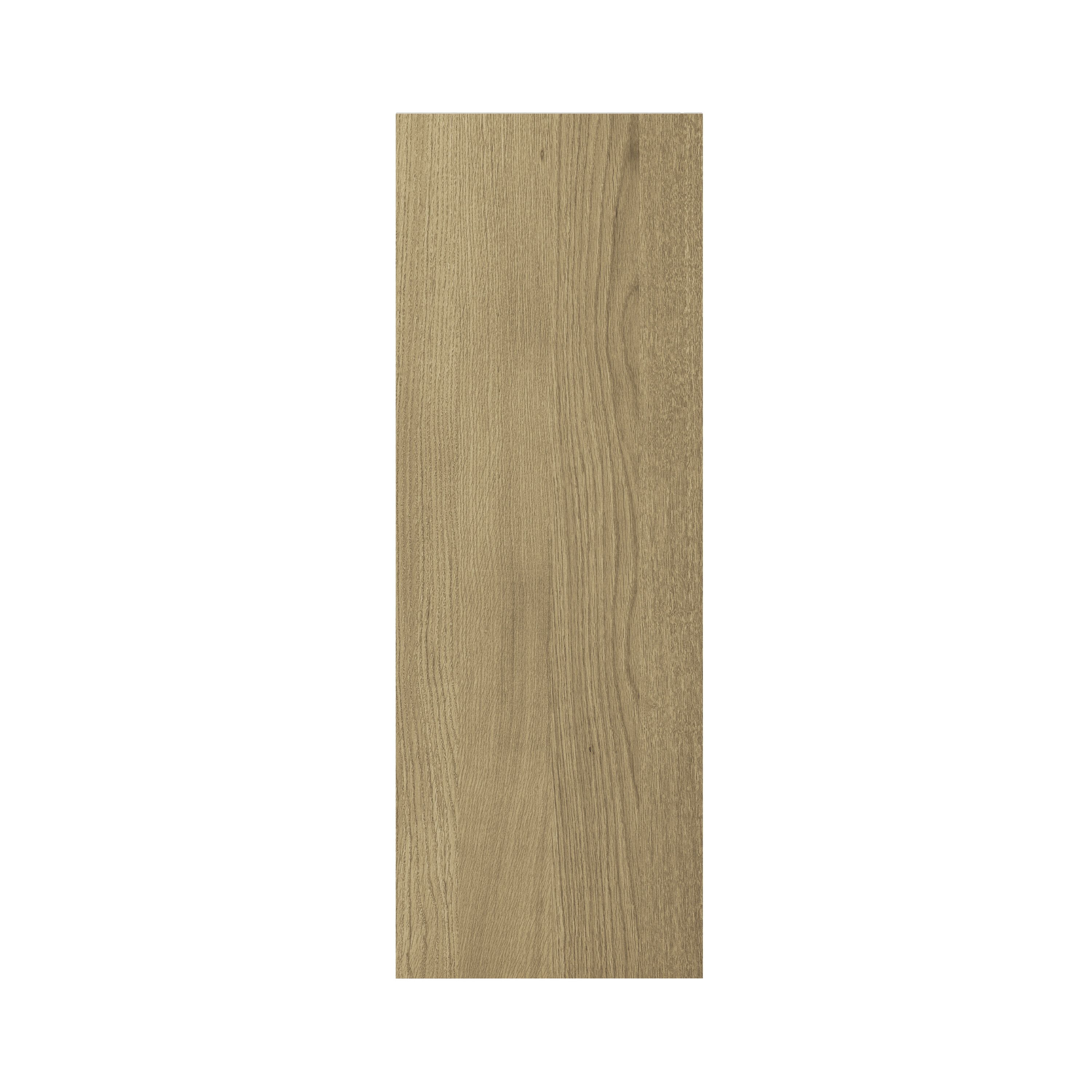 GoodHome Alpinia Oak effect shaker Tall Wall End panel (H)900mm (W)320mm