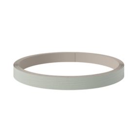 GoodHome Alpinia Wood effect Grey Edging tape, (L)10m (W)19mm