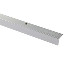 GoodHome Aluminium Step protector, (L)900mm (W)25mm