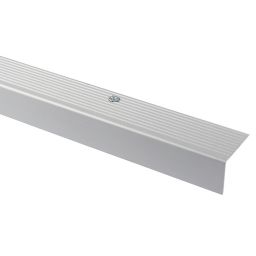 GoodHome Aluminium Step protector, (L)900mm (W)35mm