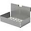 GoodHome Amantea Brushed Grey Stainless steel Bathroom accessory set