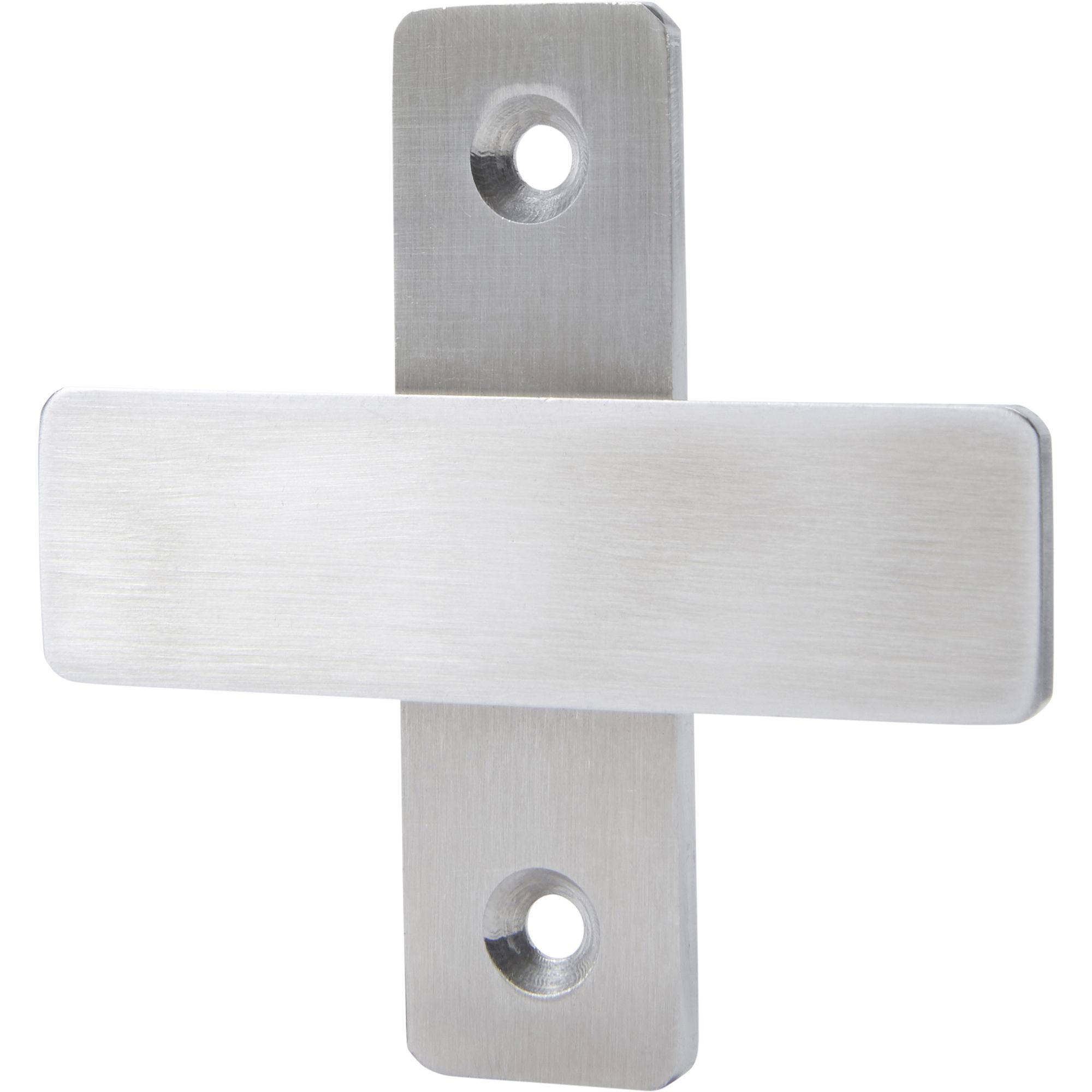 GoodHome Amantea Brushed Silver effect Stainless steel Wall-mounted Towel hook (W)7cm