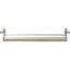 GoodHome Amantea Brushed Stainless steel Wall-mounted Towel rail (W)60cm