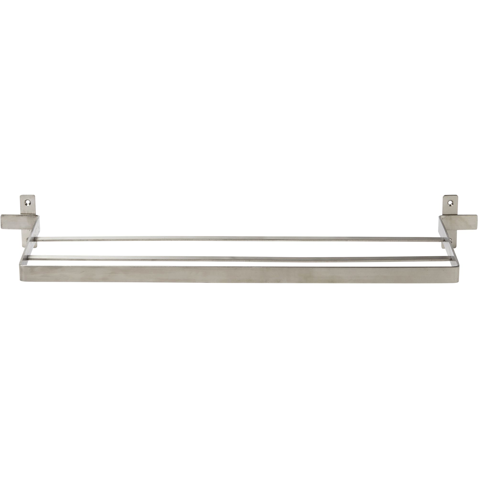 GoodHome Amantea Brushed Wallmounted Towel rail (W)600mm DIY at B&Q