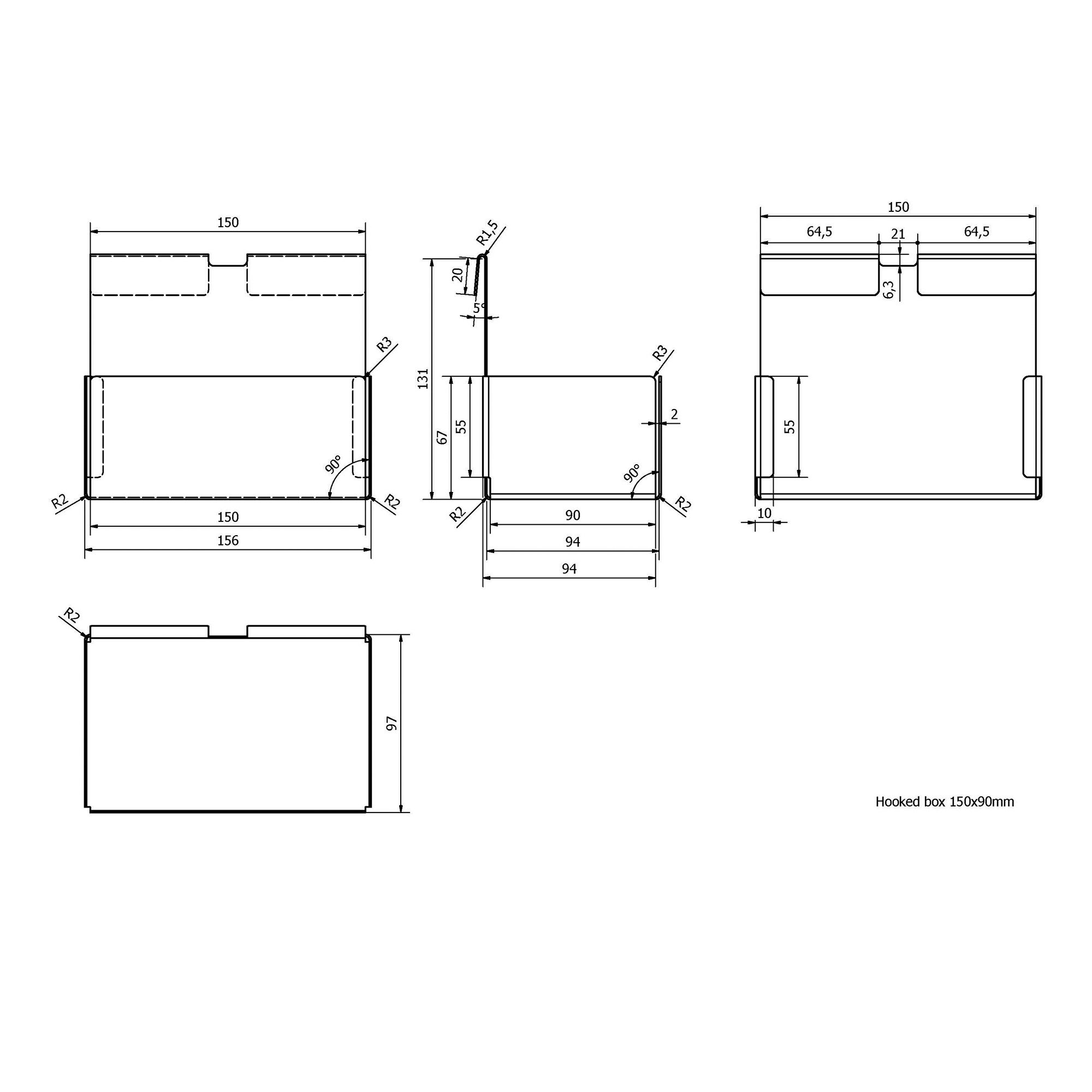 GoodHome Amantea Taupe Box