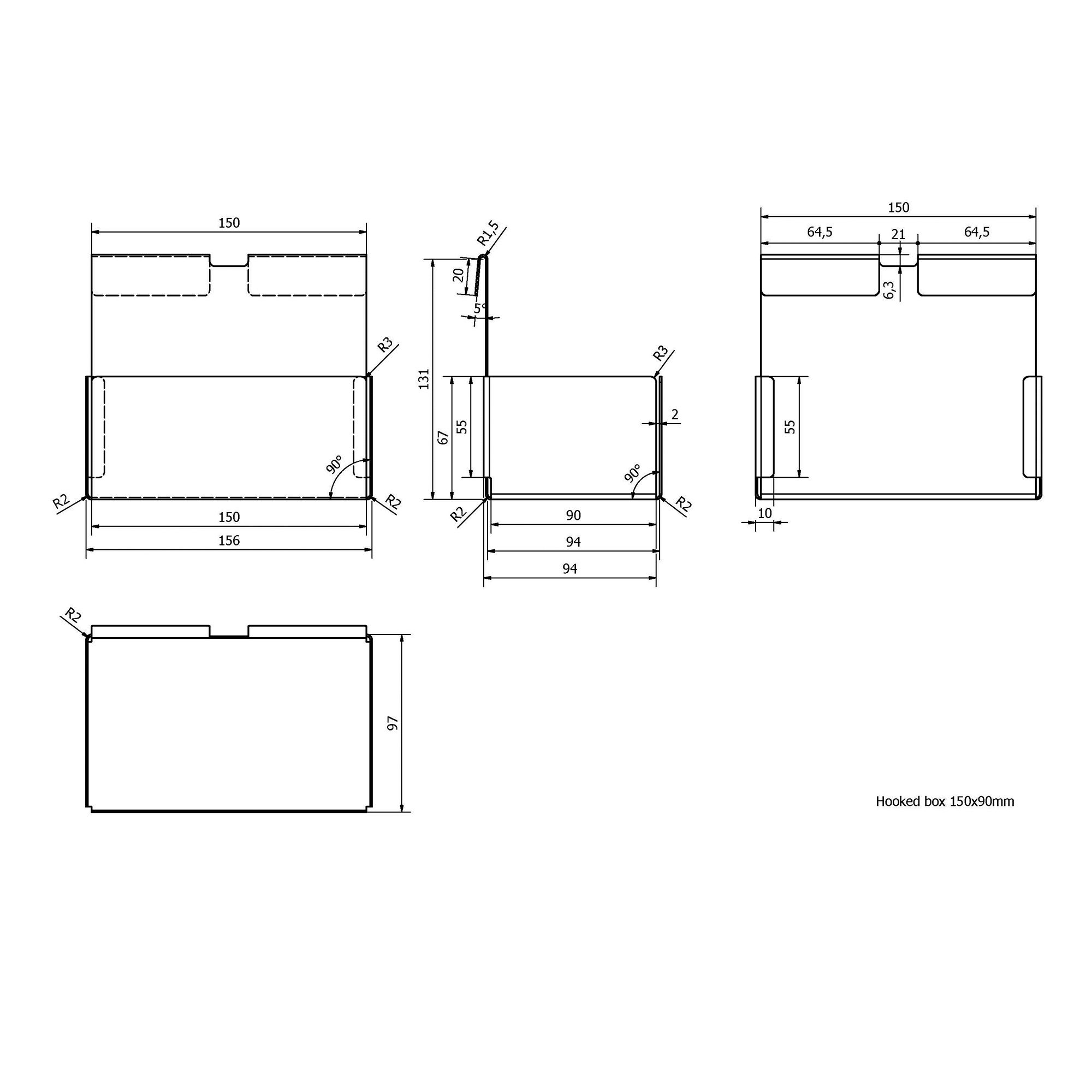 GoodHome Amantea White Box