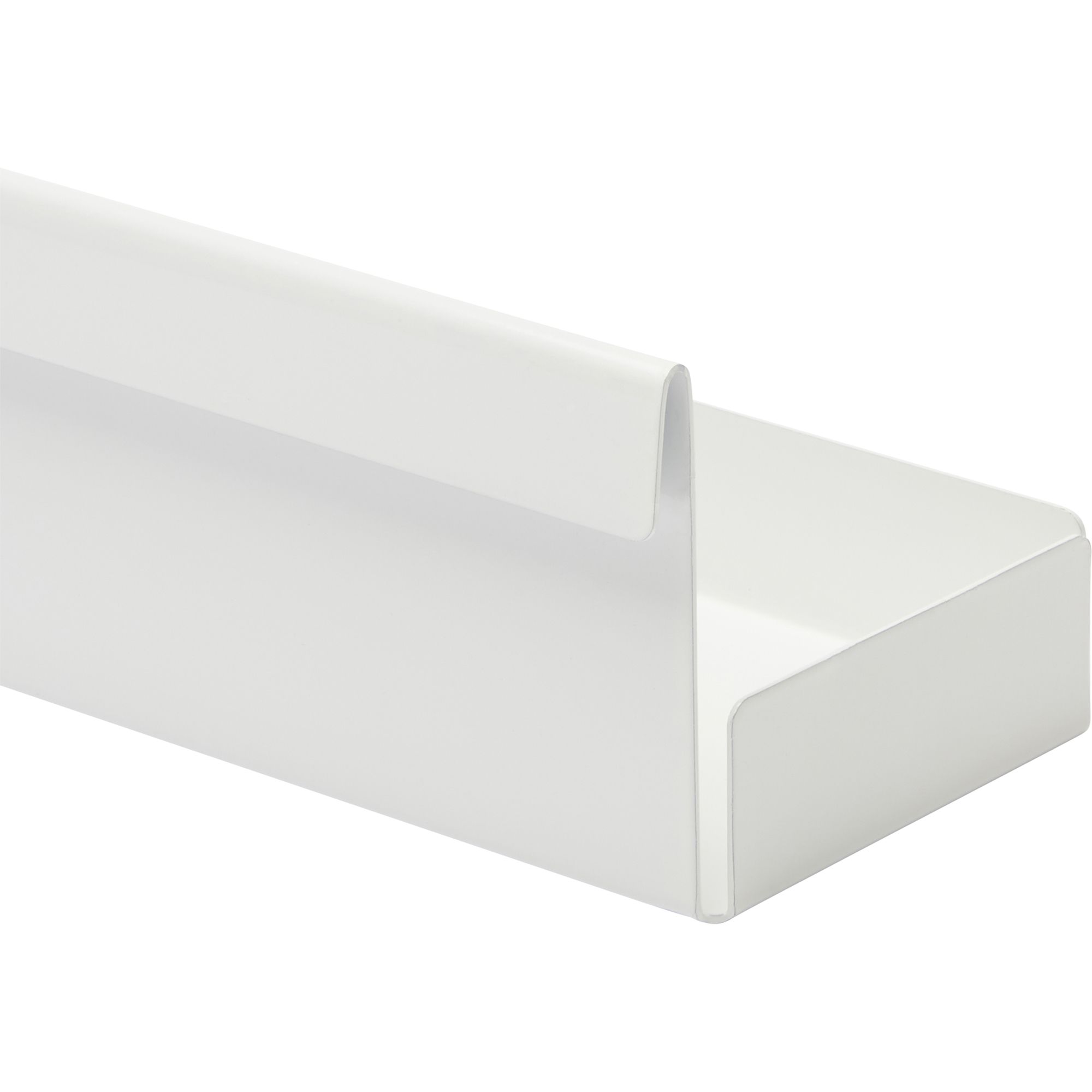 GoodHome Amantea White Wall-mounted Bathroom Shelf (D)7.9cm (H)6.7cm (L)40cm