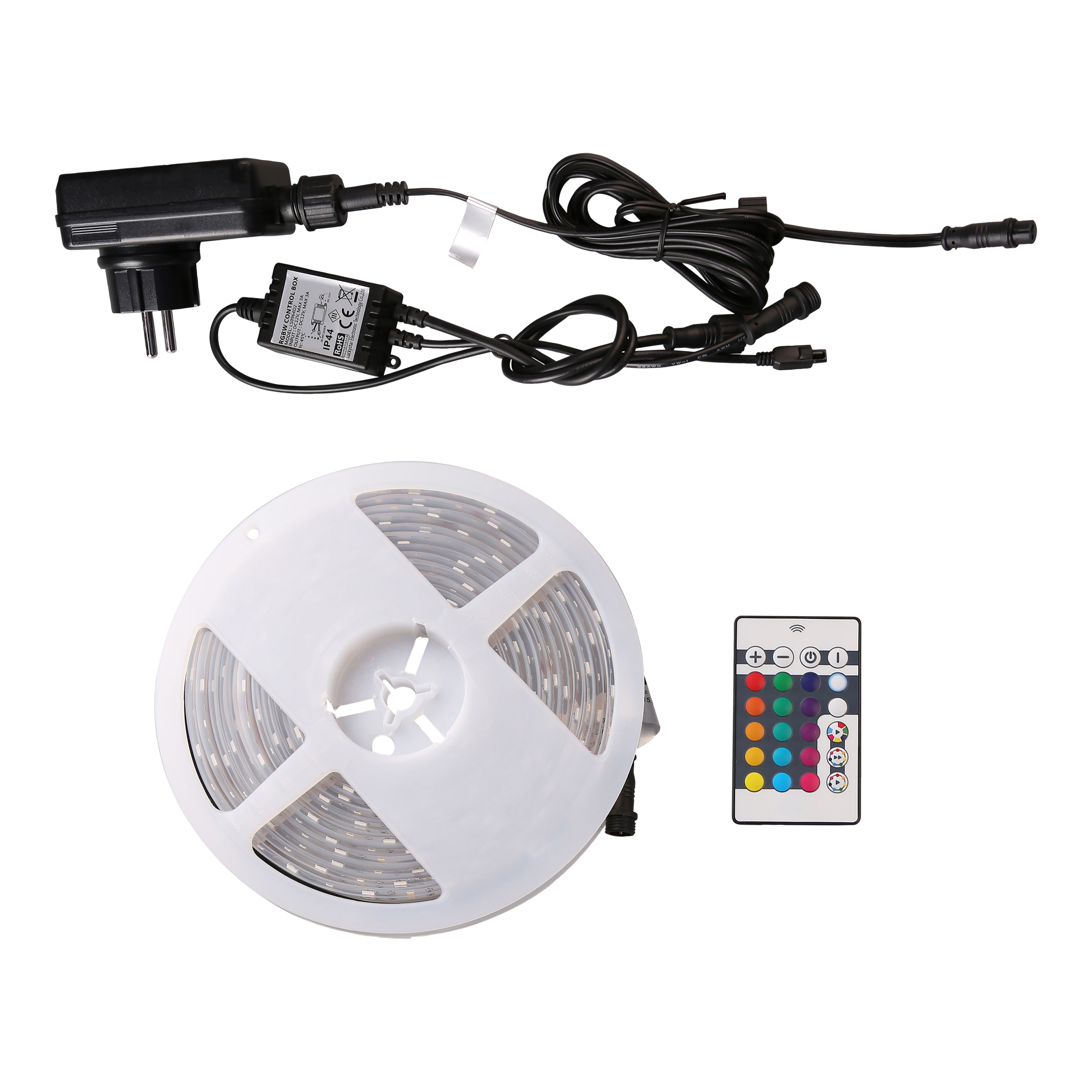 GoodHome Ammasy Mains-powered (plug-in) LED Colour changing Strip light IP65 1200lm 4000K (L)3m