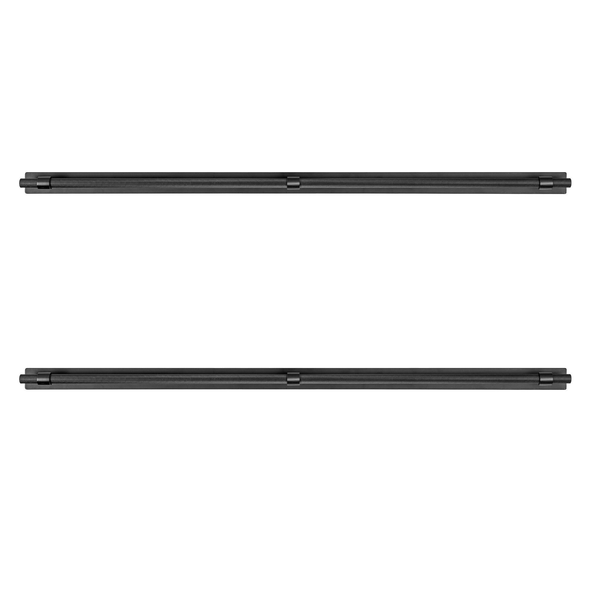 GoodHome Anardana Matt Black Kitchen cabinets Straight Pull Handle (L)70.5cm (D)2mm