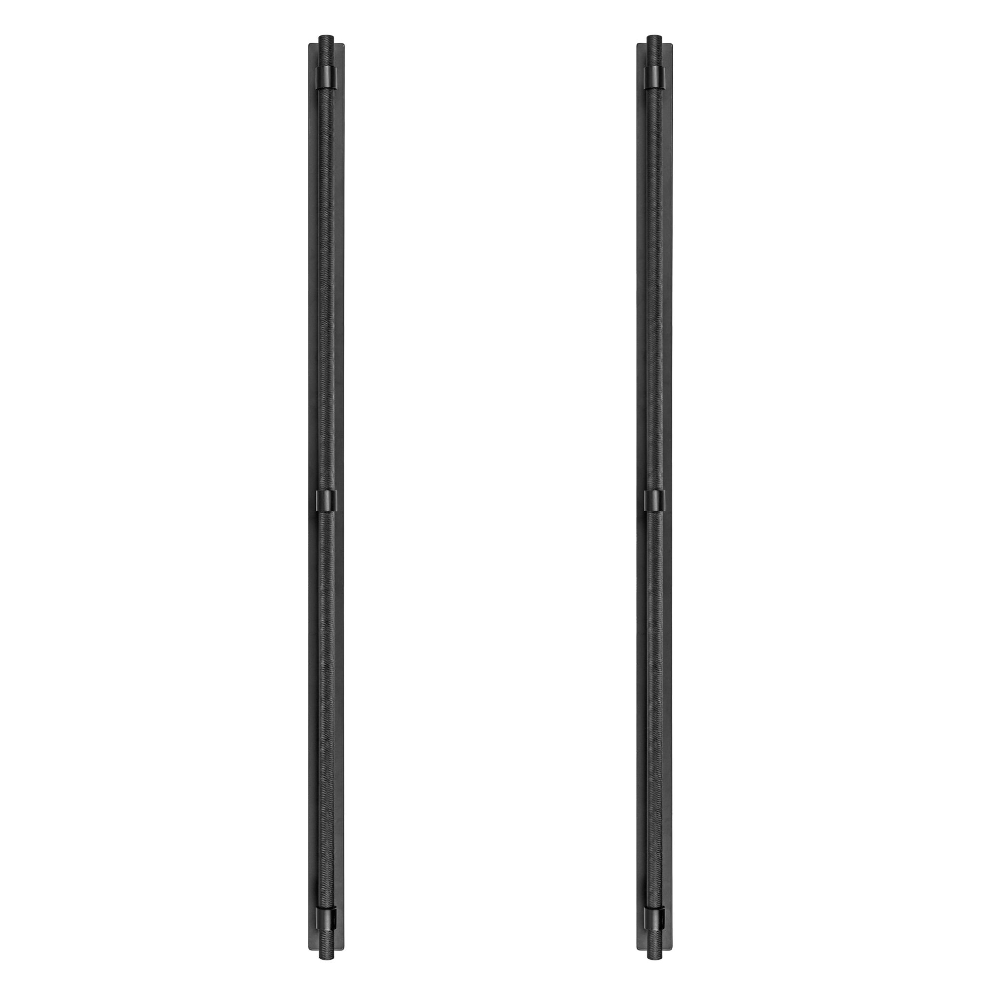 GoodHome Anardana Matt Black Kitchen cabinets Straight Pull Handle (L)70.5cm (D)2mm