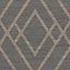 GoodHome Andal Grey Geometric Metallic effect Textured Wallpaper