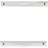 GoodHome Andali Chrome effect Kitchen cabinets Handle (L)14.7cm, Pack of 2