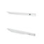 GoodHome Andali Chrome effect Kitchen cabinets Handle (L)24.7cm, Pack of 2