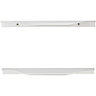 GoodHome Andali Chrome effect Kitchen cabinets Handle (L)24.7cm, Pack of 2