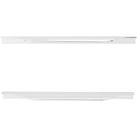 GoodHome Andali Chrome effect Kitchen cabinets Handle (L)29.7cm, Pack of 2