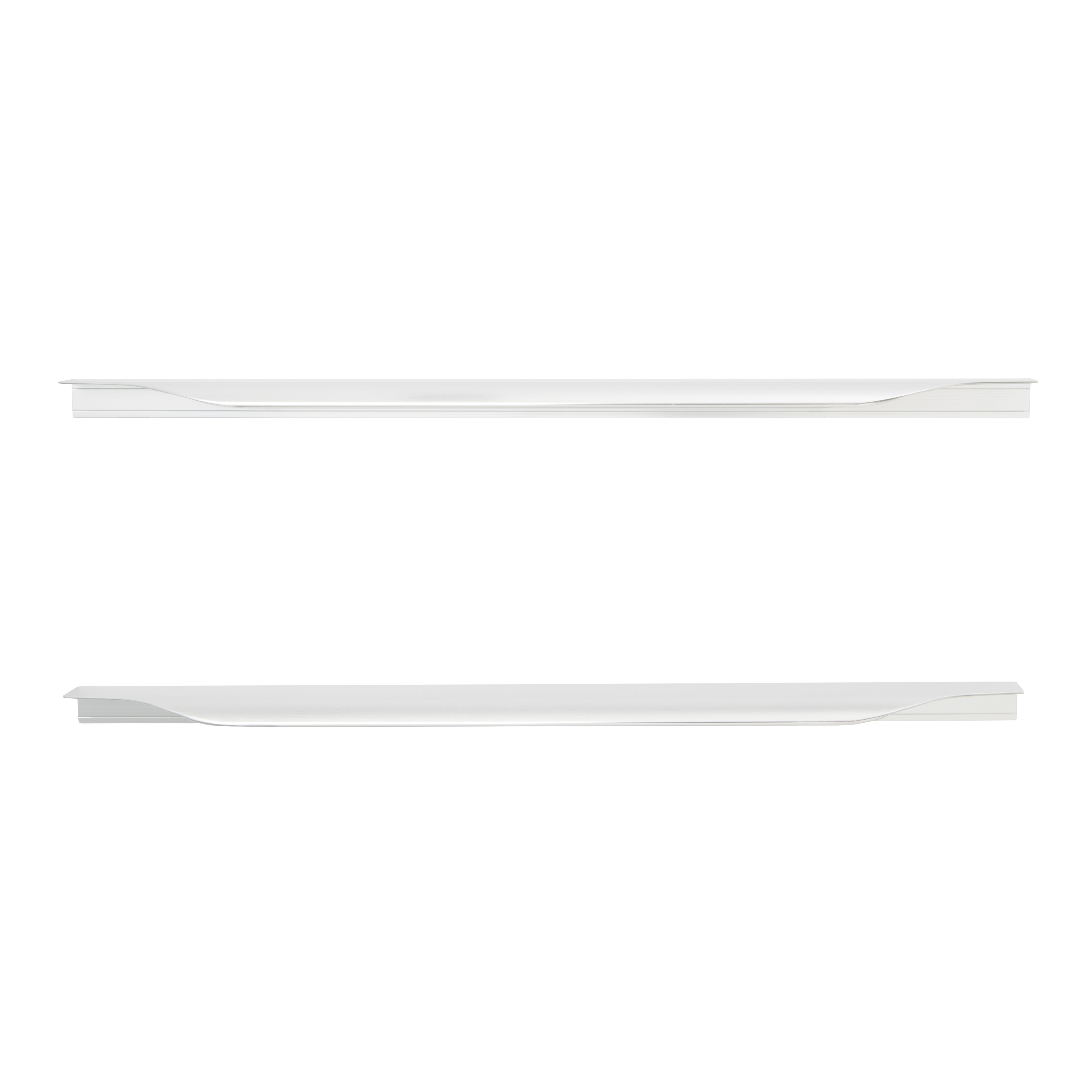 GoodHome Andali Chrome effect Kitchen cabinets Handle (L)39.7cm, Pack of 2