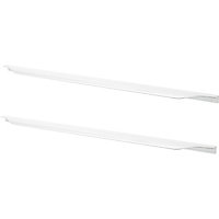 GoodHome Andali Chrome effect Kitchen cabinets Handle (L)59.7cm, Pack of 2