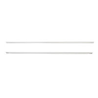 GoodHome Andali Silver Kitchen cabinets Handle (L)99.7cm, Pack of 2