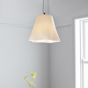 GoodHome Anser White Pendant ceiling light, (Dia)310mm