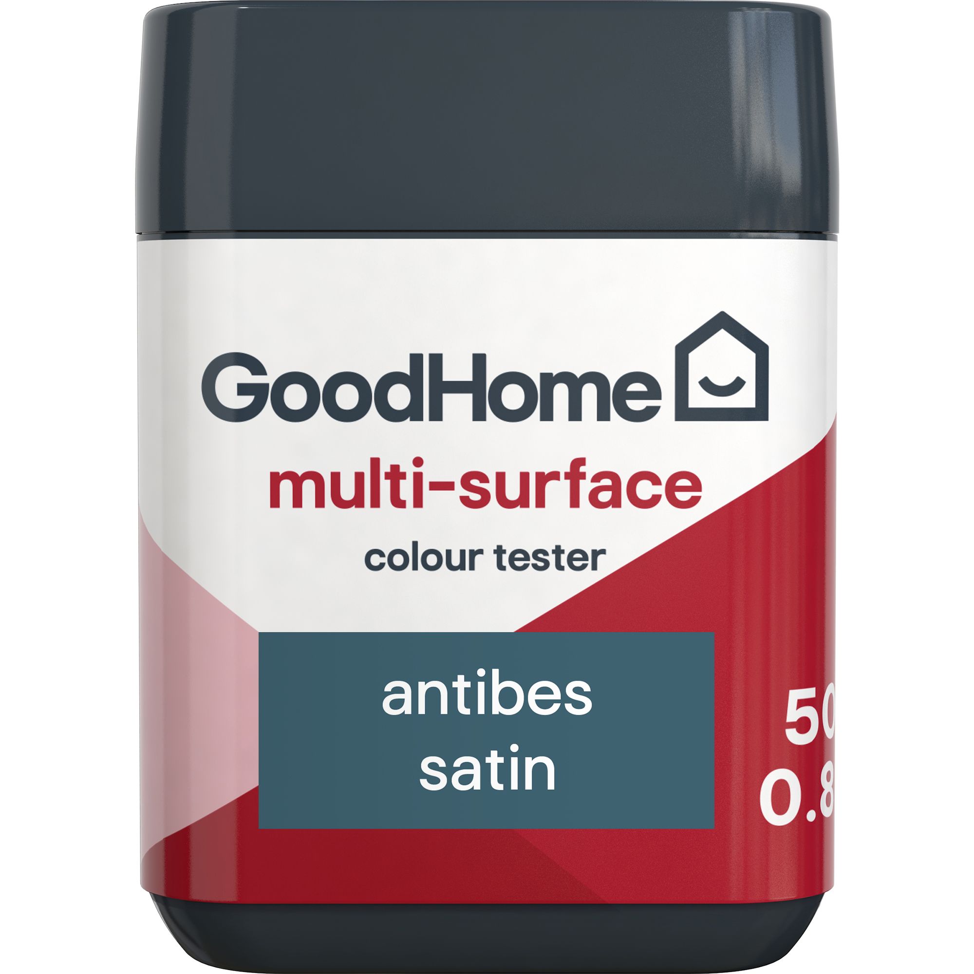 GoodHome Antibes Satin Multi-surface paint, 50ml Tester pot